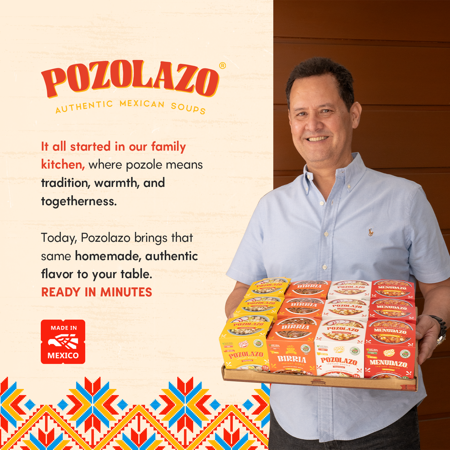 Authentic Mexican Chicken Pozole by POZOLAZO - 4 Pack