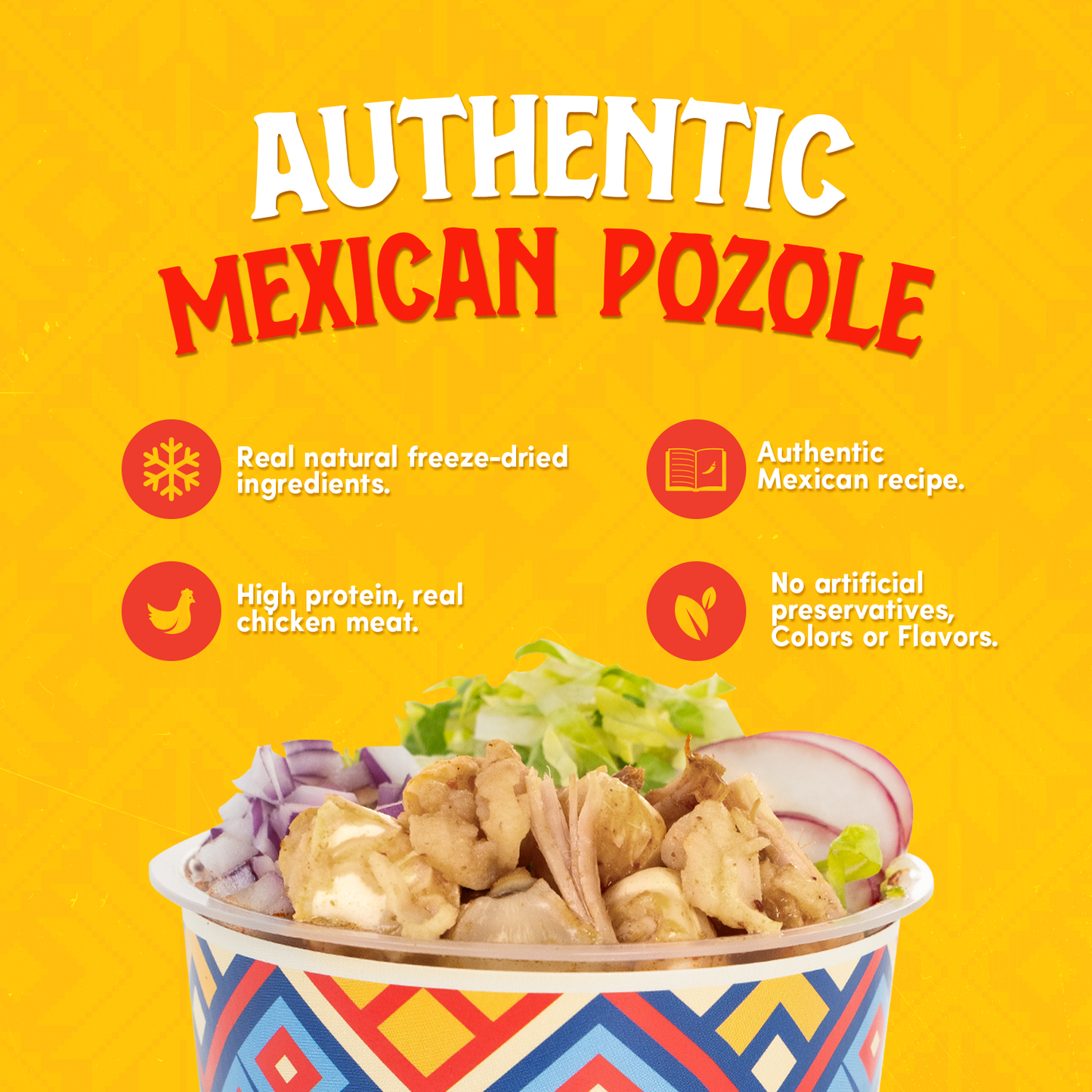 Authentic Mexican Chicken Pozole by POZOLAZO - 4 Pack