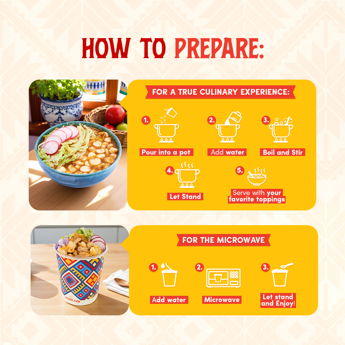 Authentic Mexican Pork Pozole by POZOLAZO - 4 Pack